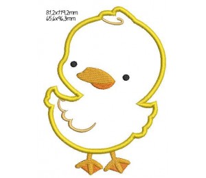 Stickmuster - Bauernhof - Küken Appli